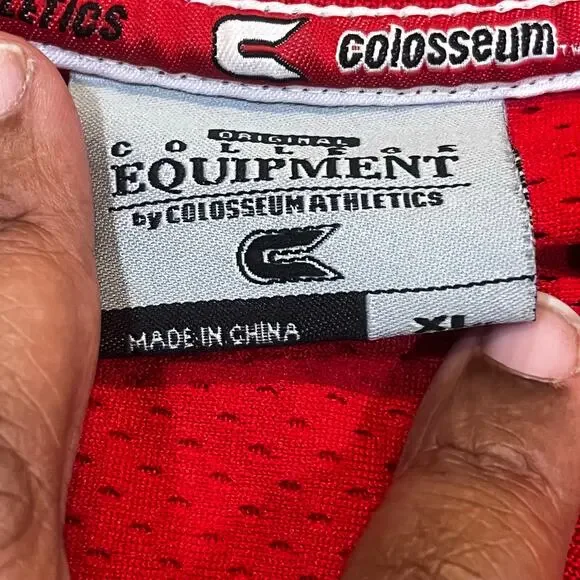 Colosseum Mens XL Wisconsin Badgers #27 Football Jersey Red White NCAA - Picture 2 of 9